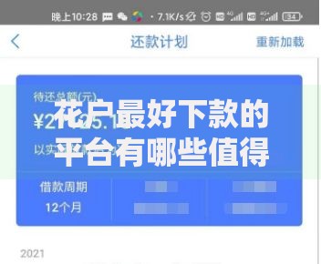 花户最好下款的平台有哪些值得推荐？