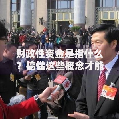 财政性资金是指什么？搞懂这些概念才能管好钱袋子