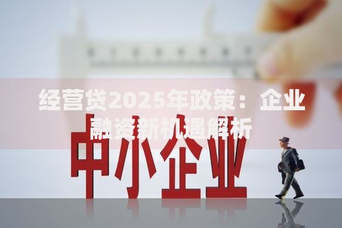 经营贷2025年政策：企业融资新机遇解析