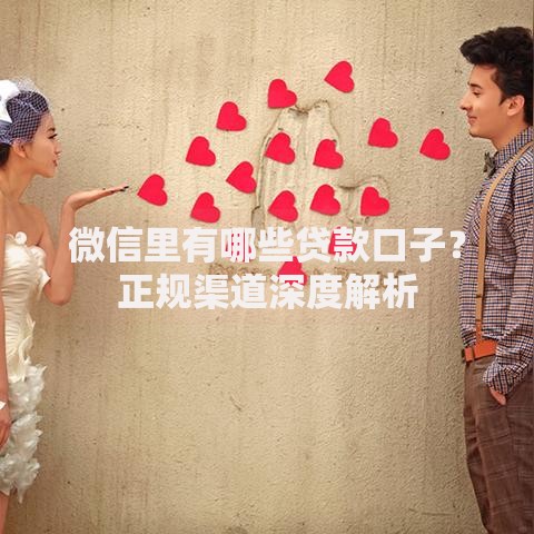 微信里有哪些贷款口子？正规渠道深度解析