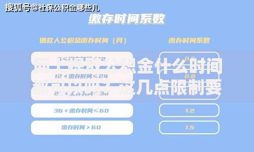 网上提取公积金什么时间都可以吗？这几点限制要提前了解