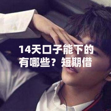 14天口子能下的有哪些?短期借款平台推荐与申请攻略 14天口子能下的有哪些?短期借款平台推荐与申请攻略