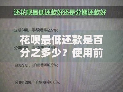 花呗最低还款是百分之多少？使用前必看的避坑指南