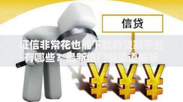 征信非常花也能下款的贷款平台有哪些？最新低门槛渠道解析