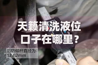 天籁清洗液位口子在哪里？正规贷款渠道深度解析