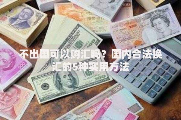 不出国可以购汇吗？国内合法换汇的5种实用方法