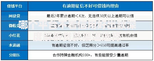 哪个平台不看信用好出款深度解析贷款渠道选择