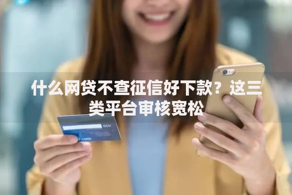 什么网贷不查征信好下款？这三类平台审核宽松