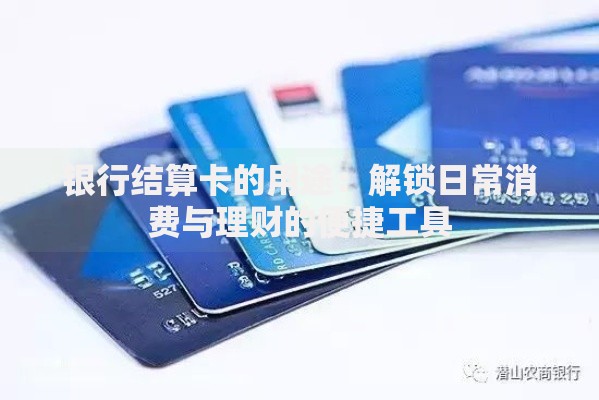 银行结算卡的用途：解锁日常消费与理财的便捷工具