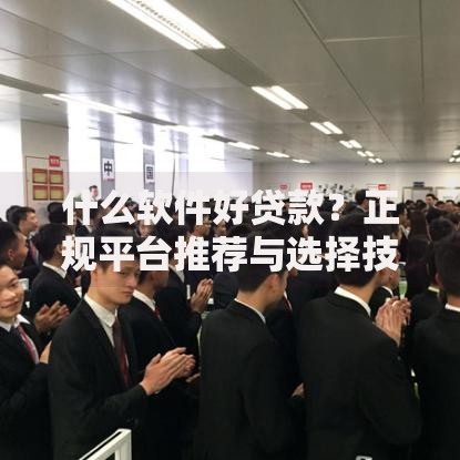什么软件好贷款？正规平台推荐与选择技巧全解析