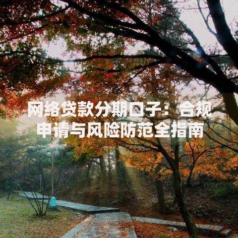 网络贷款分期口子：合规申请与风险防范全指南