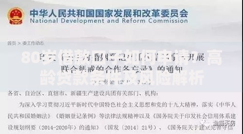 80岁借款口子如何申请？高龄贷款条件及风险解析