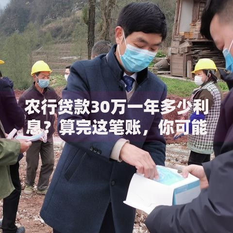 农行贷款30万一年多少利息？算完这笔账，你可能更想贷了！