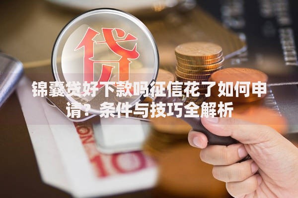 锦囊贷好下款吗征信花了如何申请？条件与技巧全解析