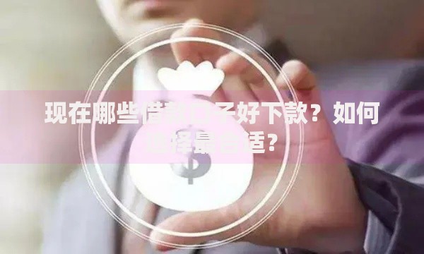 现在哪些借款口子好下款？如何选择最合适？