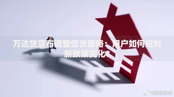 万达贷宣布调整信贷策略：用户如何应对新政策变化？
