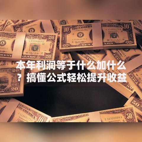 本年利润等于什么加什么？搞懂公式轻松提升收益