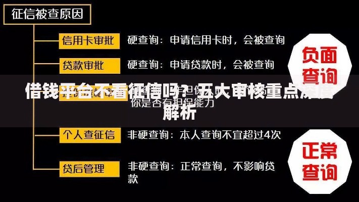 借钱平台不看征信吗？五大审核重点深度解析