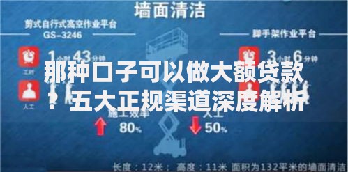 那种口子可以做大额贷款？五大正规渠道深度解析