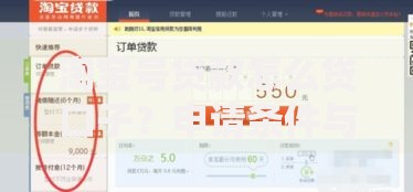 淘宝号贷款怎么贷口子？申请条件与操作流程详解