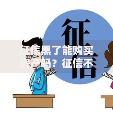 征信黑了能购买房产吗？征信不良人群购房全解析