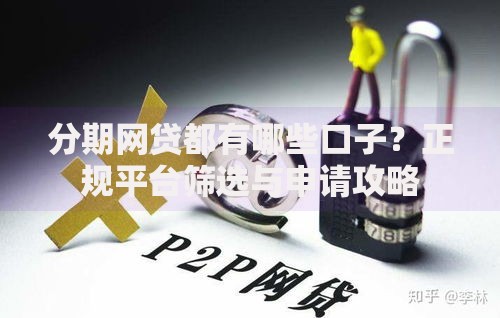 分期网贷都有哪些口子？正规平台筛选与申请攻略