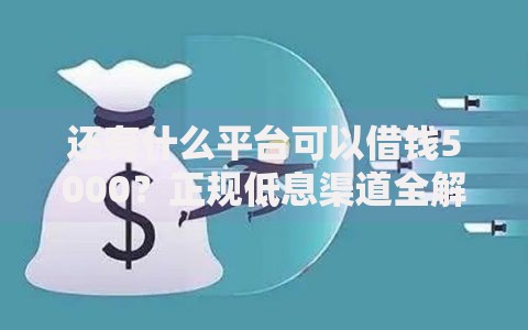 还有什么平台可以借钱5000？正规低息渠道全解析