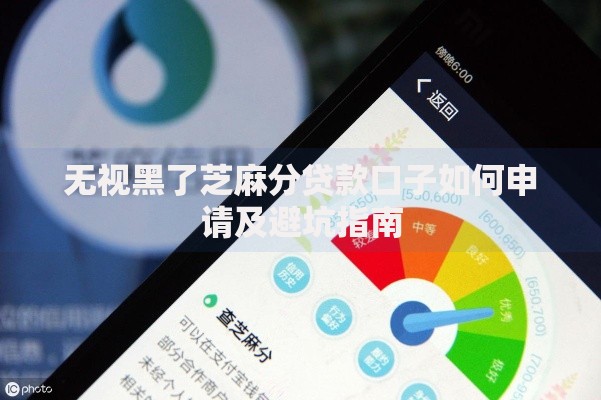 无视黑了芝麻分贷款口子如何申请及避坑指南