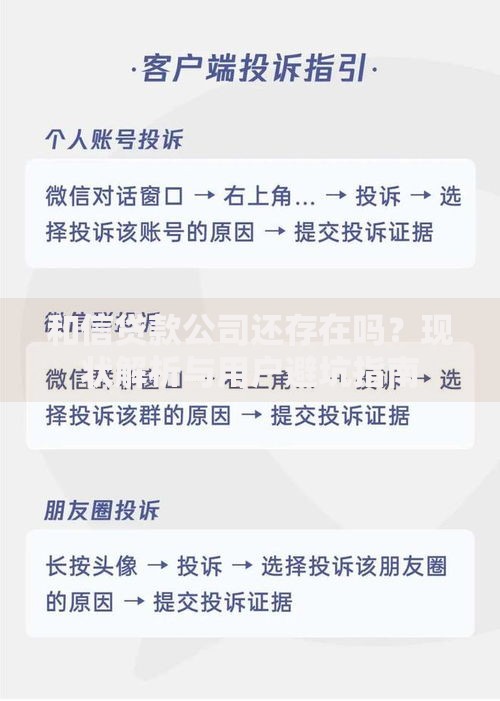 和信贷款公司还存在吗？现状解析与用户避坑指南