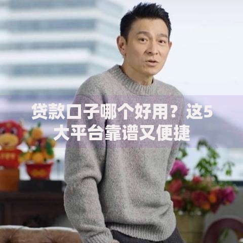 贷款口子哪个好用？这5大平台靠谱又便捷