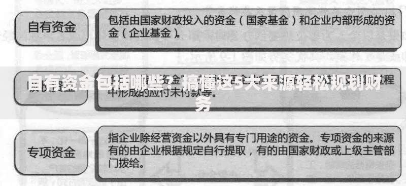 自有资金包括哪些？搞懂这5大来源轻松规划财务