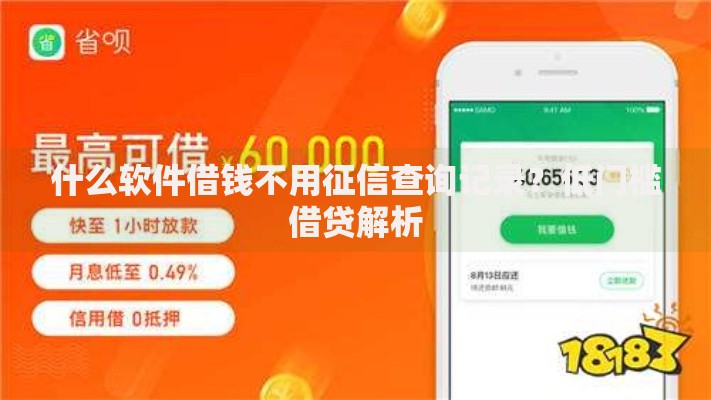 什么软件借钱不用征信查询记录？低门槛借贷解析
