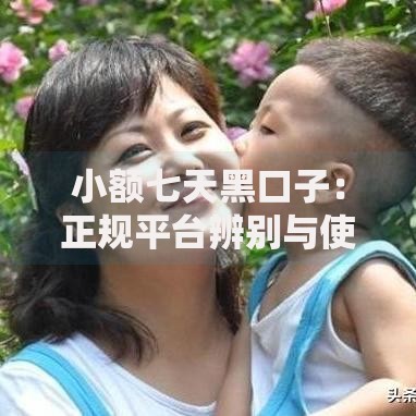 小额七天黑口子：正规平台辨别与使用避坑指南