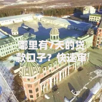 哪里有7天的贷款口子？快速审批渠道解析