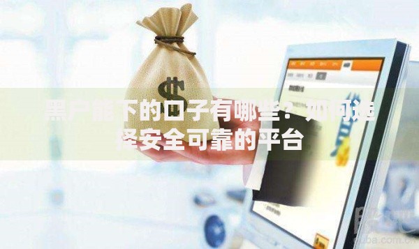黑户能下的口子有哪些？如何选择安全可靠的平台