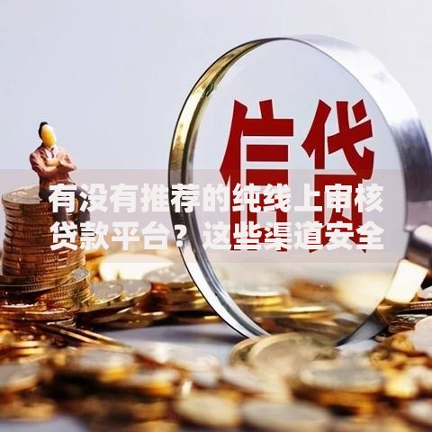 有没有推荐的纯线上审核贷款平台？这些渠道安全靠谱！