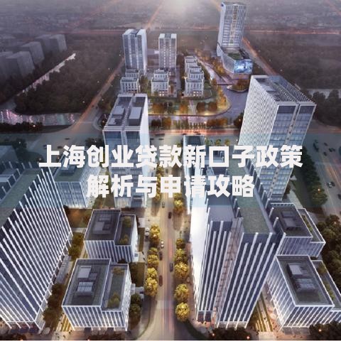 上海创业贷款新口子政策解析与申请攻略