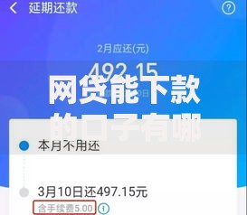 网贷能下款的口子有哪些？最新正规平台解析