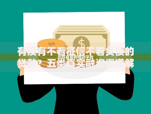 有没有不看征信不看负债的贷款？五类真实融资渠道解析