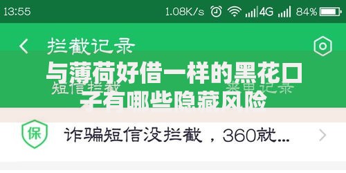 与薄荷好借一样的黑花口子有哪些隐藏风险