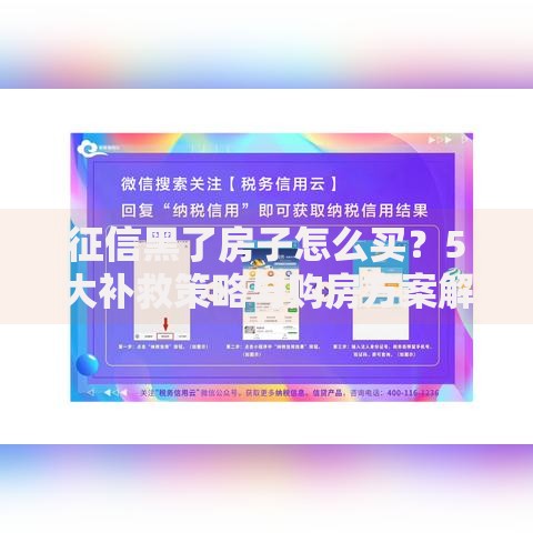 征信黑了房子怎么买？5大补救策略与购房方案解析