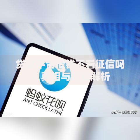 贷款平台借钱不看征信吗？真相与风险解析