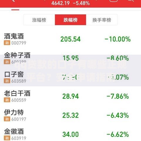 qq贷款的口子有哪些正规平台？安全申请指南