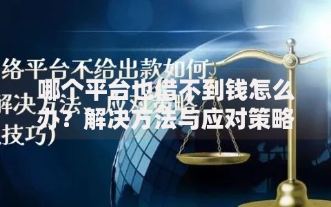 哪个平台也借不到钱怎么办?解决方法与应对策略 哪个平台也借不到钱怎么办?解决方法与应对策略