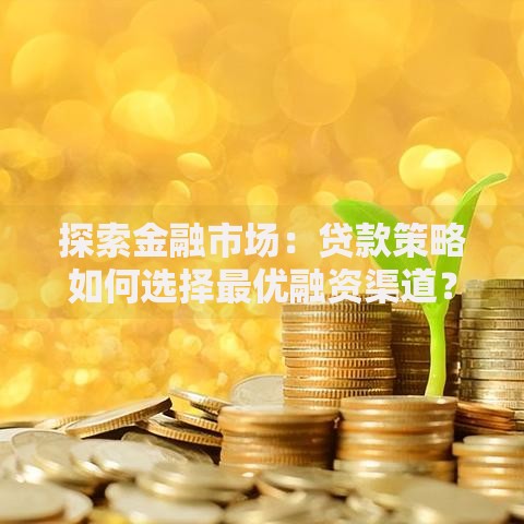 探索金融市场：贷款策略如何选择最优融资渠道？