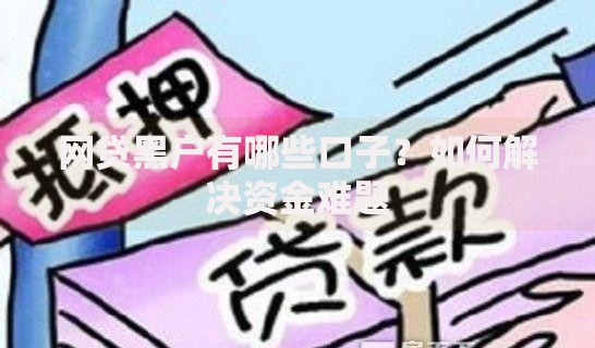 网贷黑户有哪些口子？如何解决资金难题