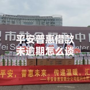 平安普惠借款未逾期怎么谈协商降低还款压力