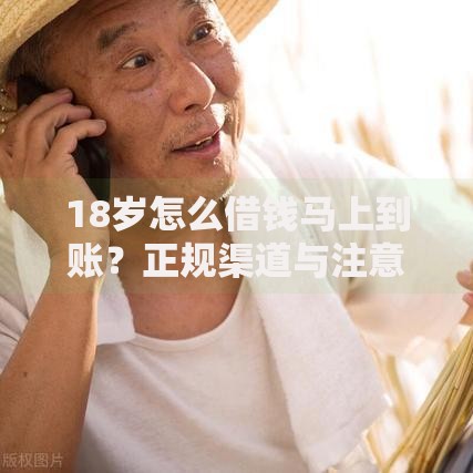 18岁怎么借钱马上到账？正规渠道与注意事项全解析