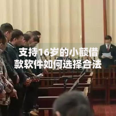 支持16岁的小额借款软件如何选择合法低息平台