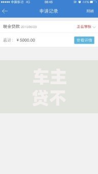 车主贷不看征信秒放款：快速到账的解决方案及注意事项